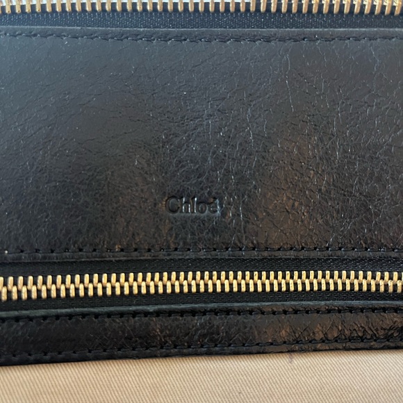 CHLOE Black Leather Large Heloise Satchel Bag with Dustbag - Picture 11 of 16